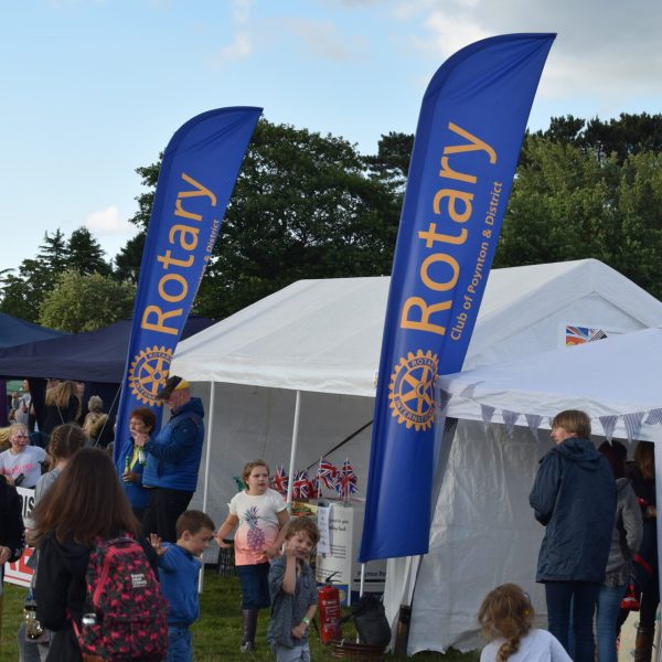 Rotary Hub Tent at party in the Park